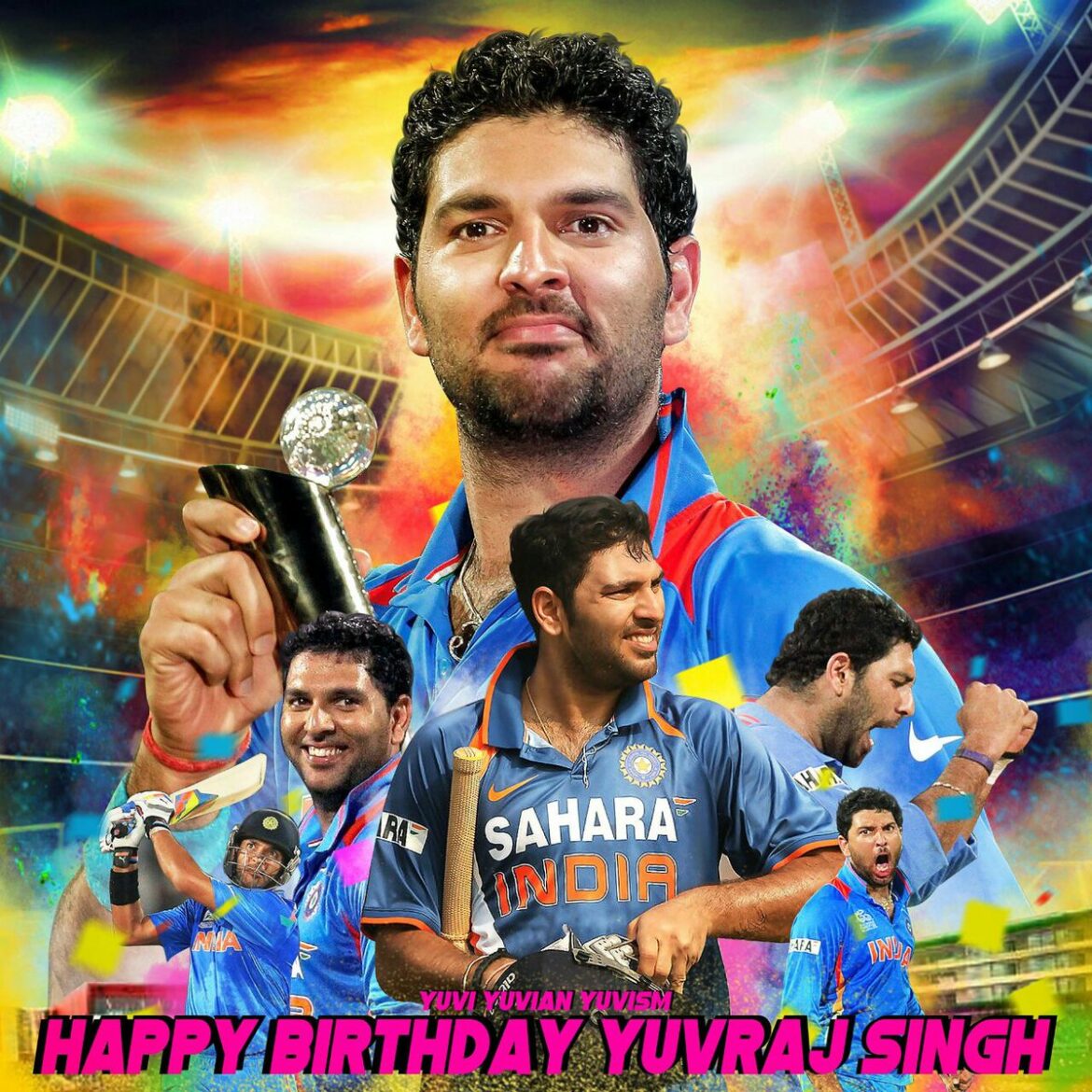 Happy Birthday Yuvraj Singh: A generational talent who has made Indian cricket proud.42th birthday of yuvraj singh